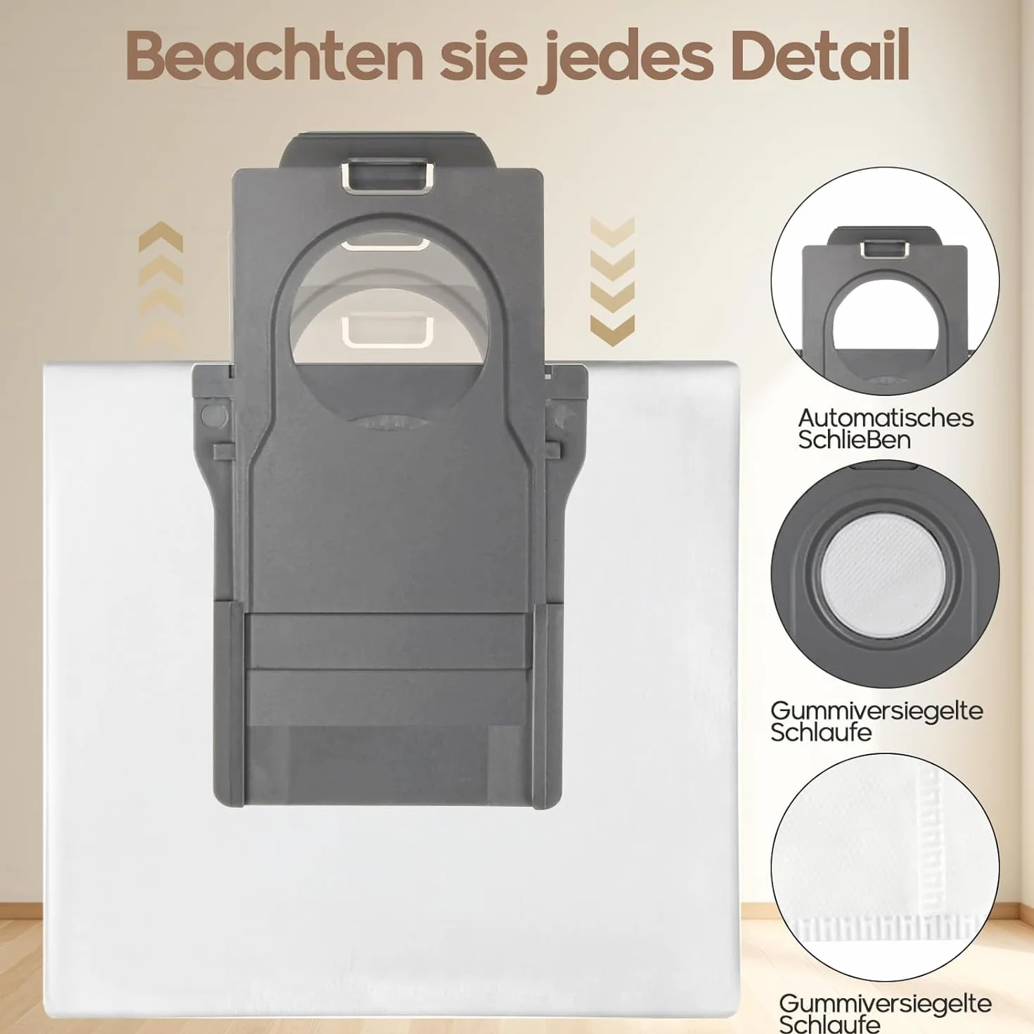 12 sztuk Worek na kurz do Dreame L10s Ultra Gen 2 / L10s Pro Ultra Heat / X30 Ultra / X40 Ultra Complete / X50 Ultra Complete/Mova E30 Ultra Torby wymienne do akcesoriów 3.2L
