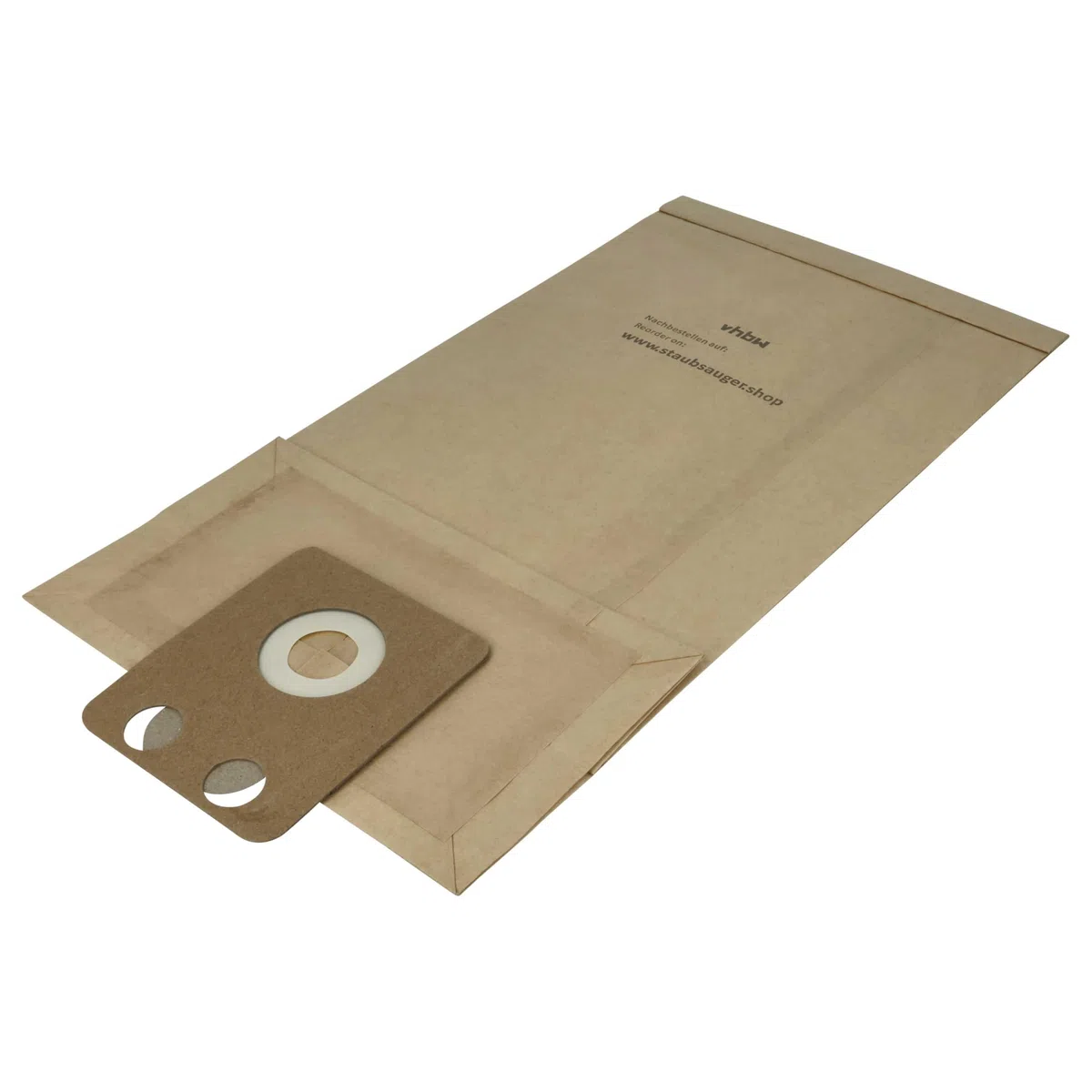 vhbw 100 x worek do odkurzacza kompatybilny z Nilfisk-Alto Saltix 10, 3 odkurzacze – 44,5 cm x 22 cm, brązowy