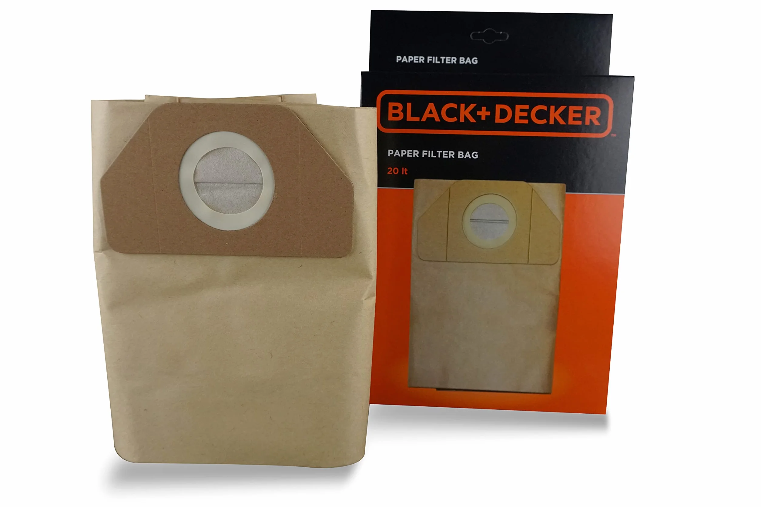 Black+Decker Sacchetti In Carta Worki do Odkurzacza, Havana, 5 sztuk