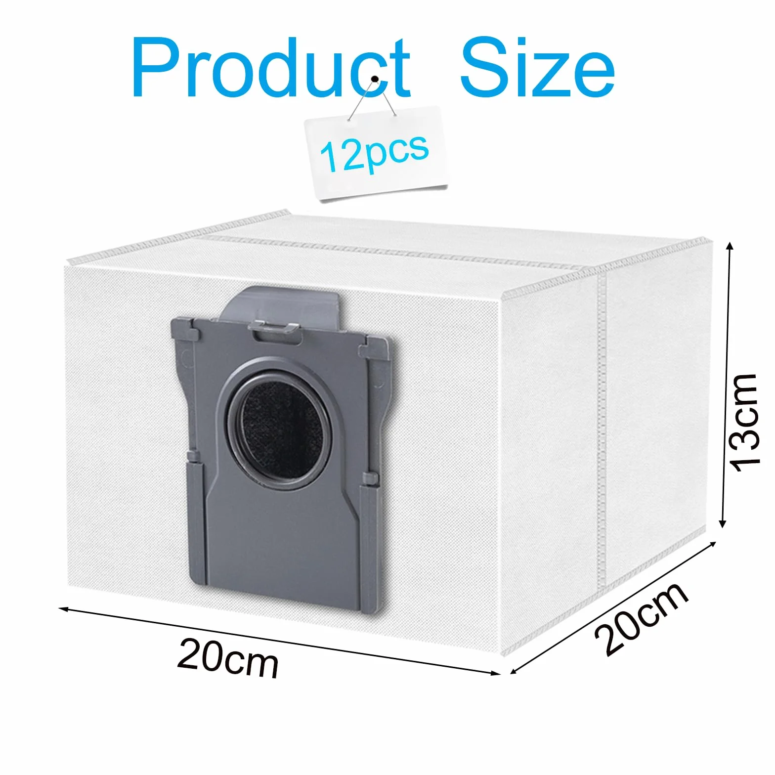Worki do odkurzacza Dream e X40 Ultra/X50 Ultra/ L10s Pro Ultra Heat /L40 Ultra/X30 Ultra/L20 Ultra/L50 Pro Ultra/ E30/L10s Ultra Gen 2/S30/S10, worki zapasowe 4 l z dużym