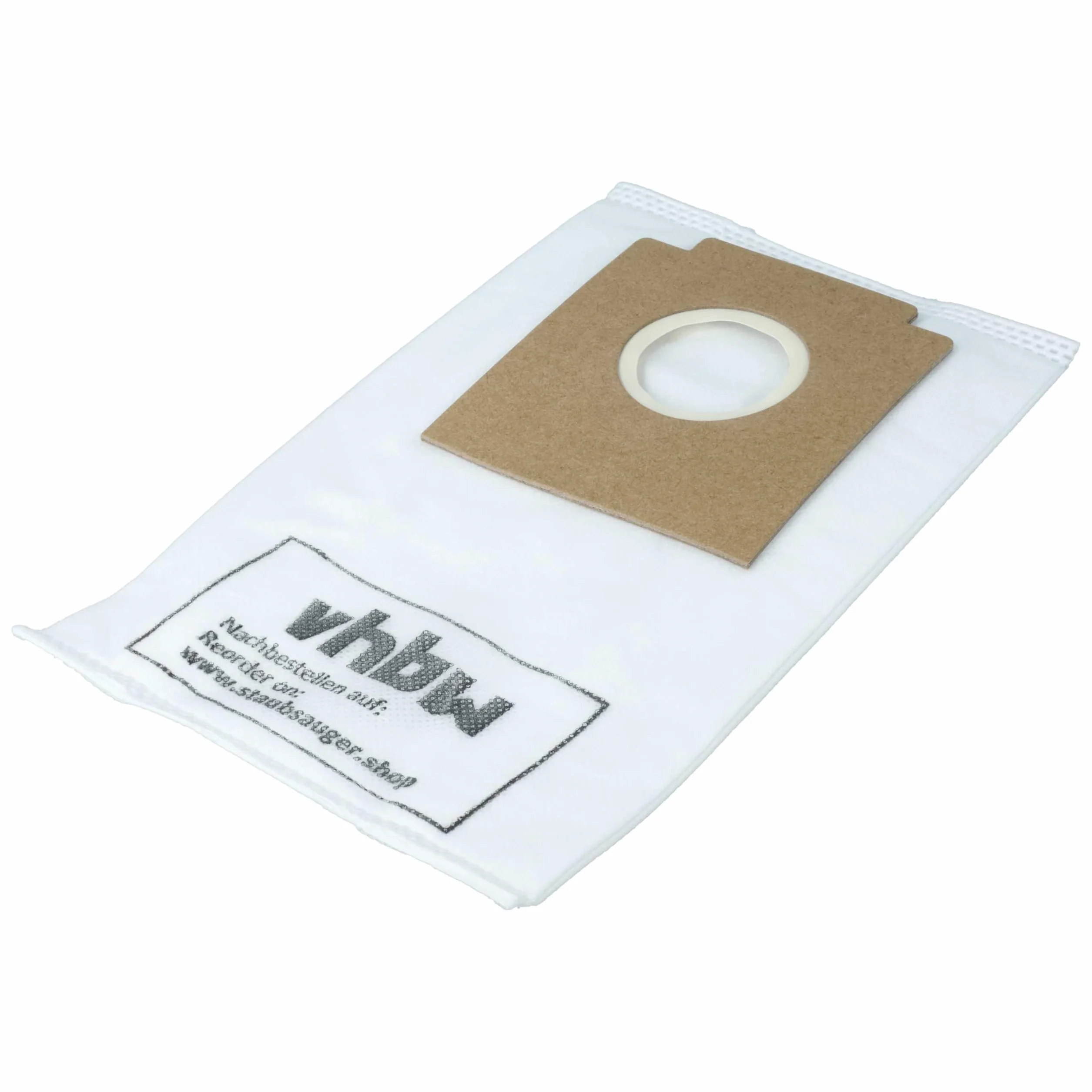 vhbw 10 x worek do odkurzacza kompatybilny z Dirt Devil M 7003-2 Ultra Marine, M 7003-3 Chubby Berry, M7003 odkurzacz - mikrowłóknina, 15,5 cm x 24,6 cm biały