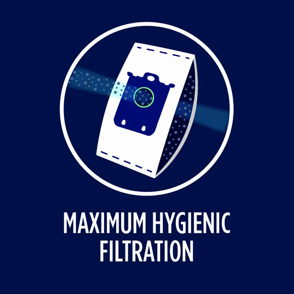 Electrolux Oryginalny syntetyczny worek S-Bag idealny dla właścicieli zwierząt domowych Anti-Odour, 4 worki, E203S