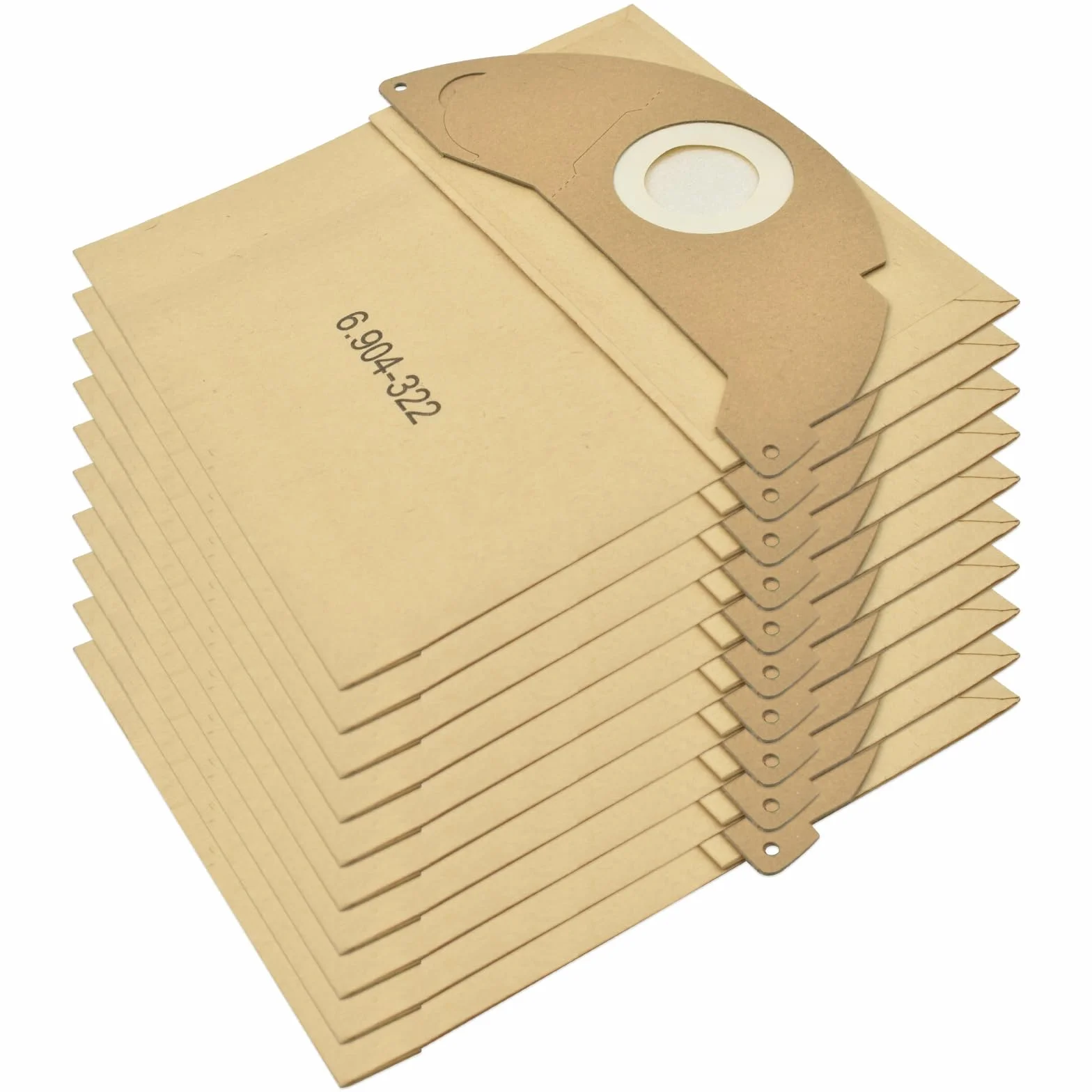 10 sztuk worków do odkurzacza Kärcher WD2 MV2 worki papierowe, do Kärcher WD2 Premium MV2 WD 2.200 do WD 2.550 Paper Filter Bags,worki filtracyjne papierowe worki filtracyjne