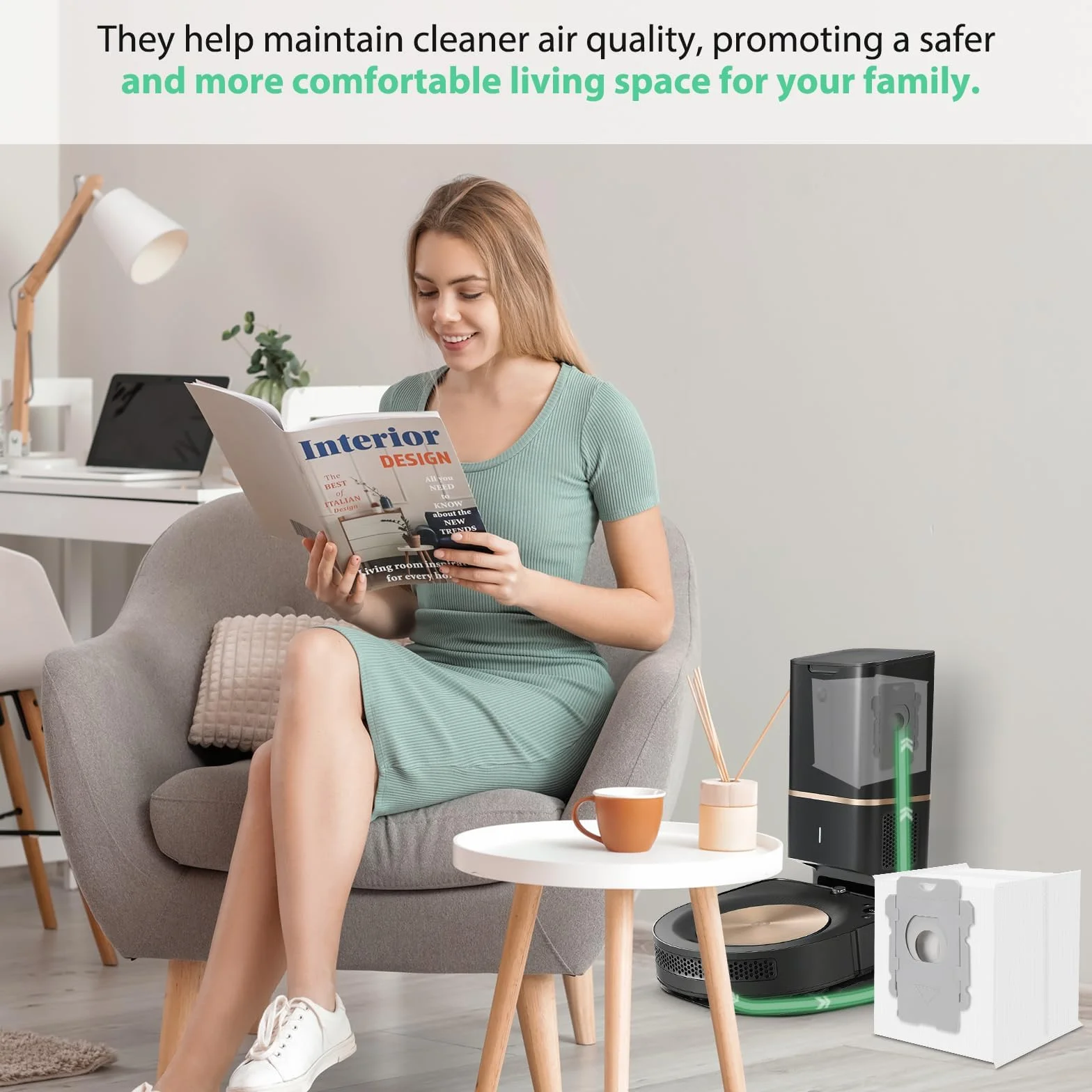 12 sztuk worków do odkurzacza i7, do IRobot Roomba i7 i7+ i7 Plus, i8, i8+, i3, i3+, i4, i4+,i6+,i6+,J7+,J7+, S9, S9+ do części zamiennych Roomba i7, automatyczne worki do usuwania