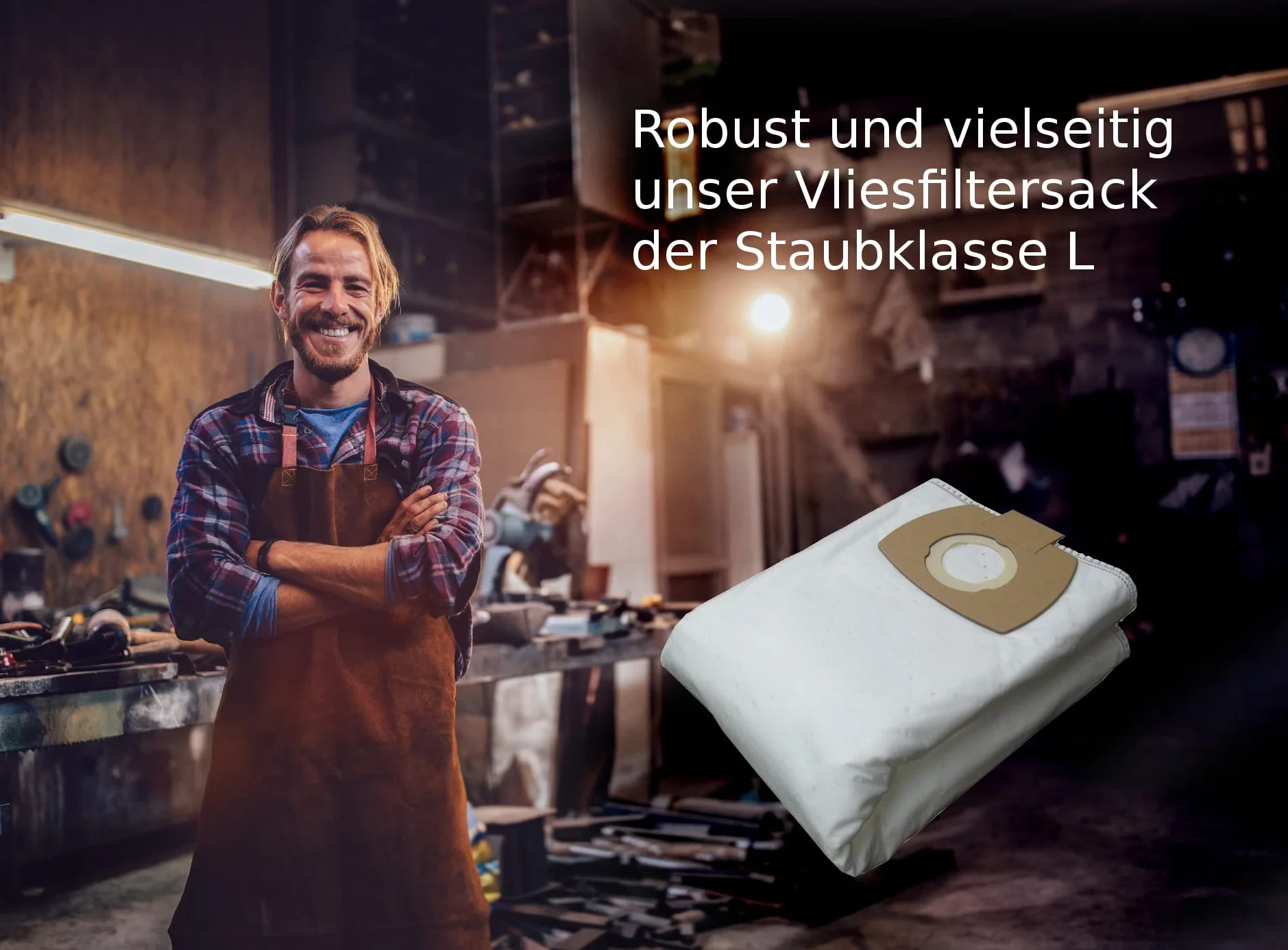5 worków filtrujących Kallefornia K911 pasuje do Makita VC2512L worki do odkurzacza VC 2512 L